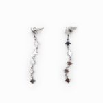 Brincos 6 estrelas em aço