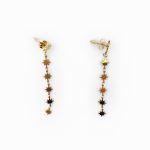 Brincos 6 estrelas em aço