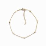 Pulseira de tornozelo em aço