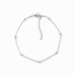 Pulseira de tornozelo em aço