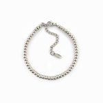 Pulseira mini bolas em aço