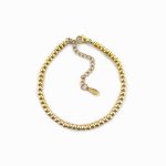 Pulseira mini bolas em aço