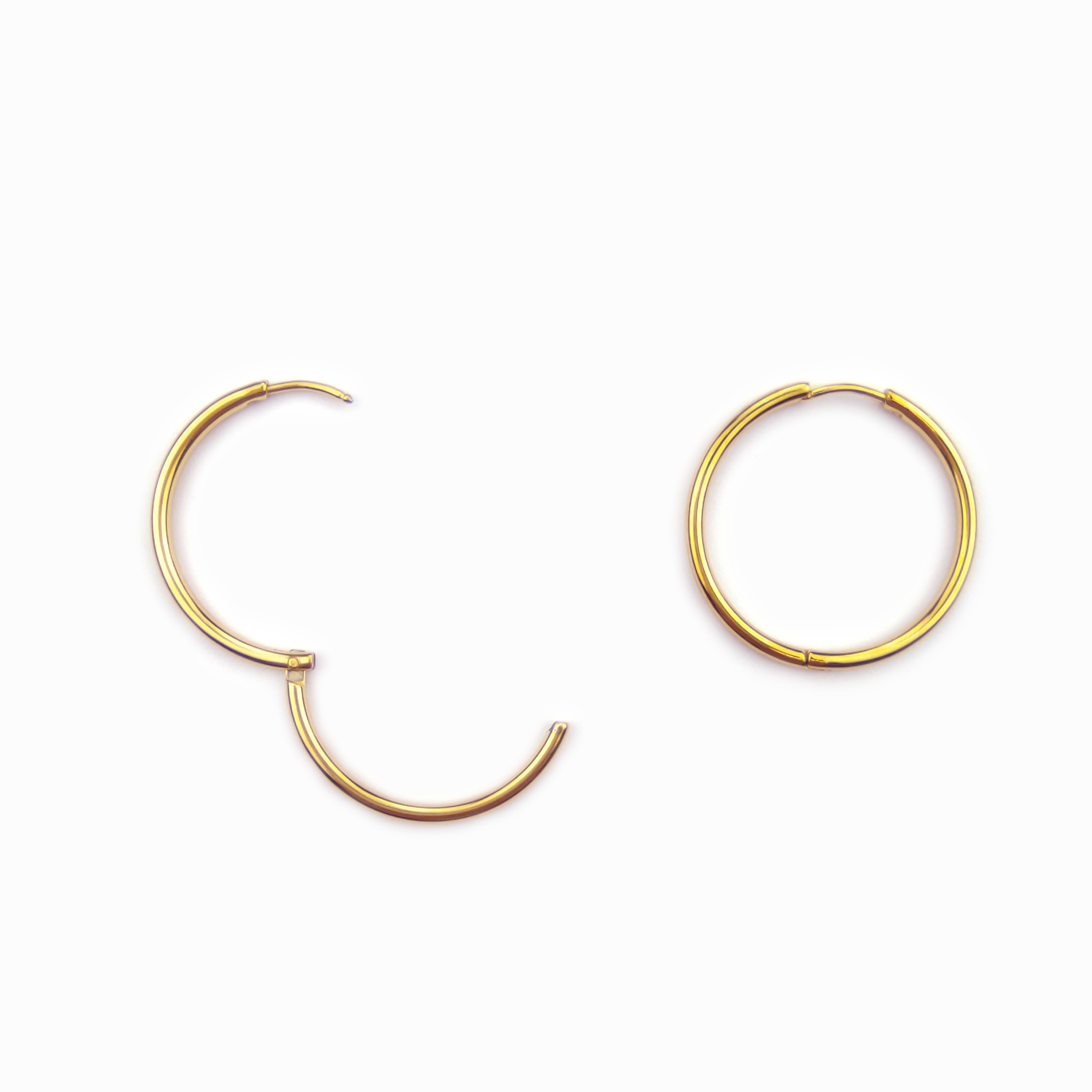 Argolas com dobradiça em aço (1) Argolas com dobradiça em aço