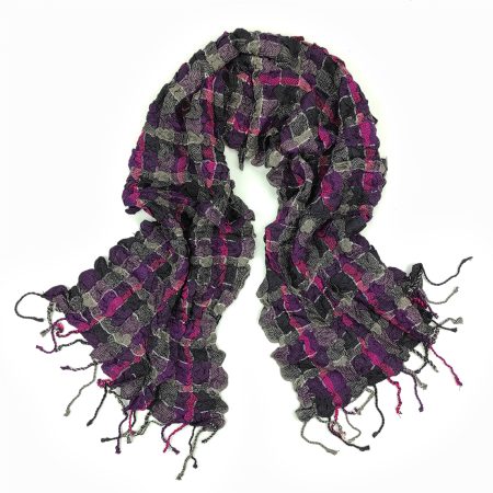 Echarpe quadrados em viscose