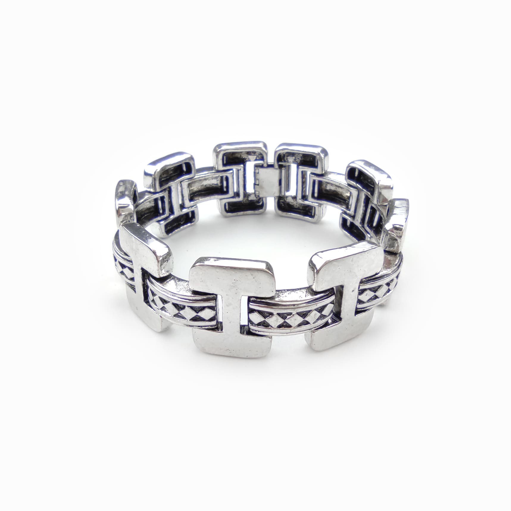 Pulseira étnica em metal (2) Pulseira étnica em metal