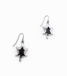 Brincos estrela pintada