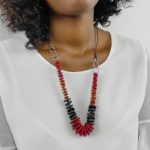 Colar degradê em coco