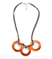 Colar rodelas de nácar