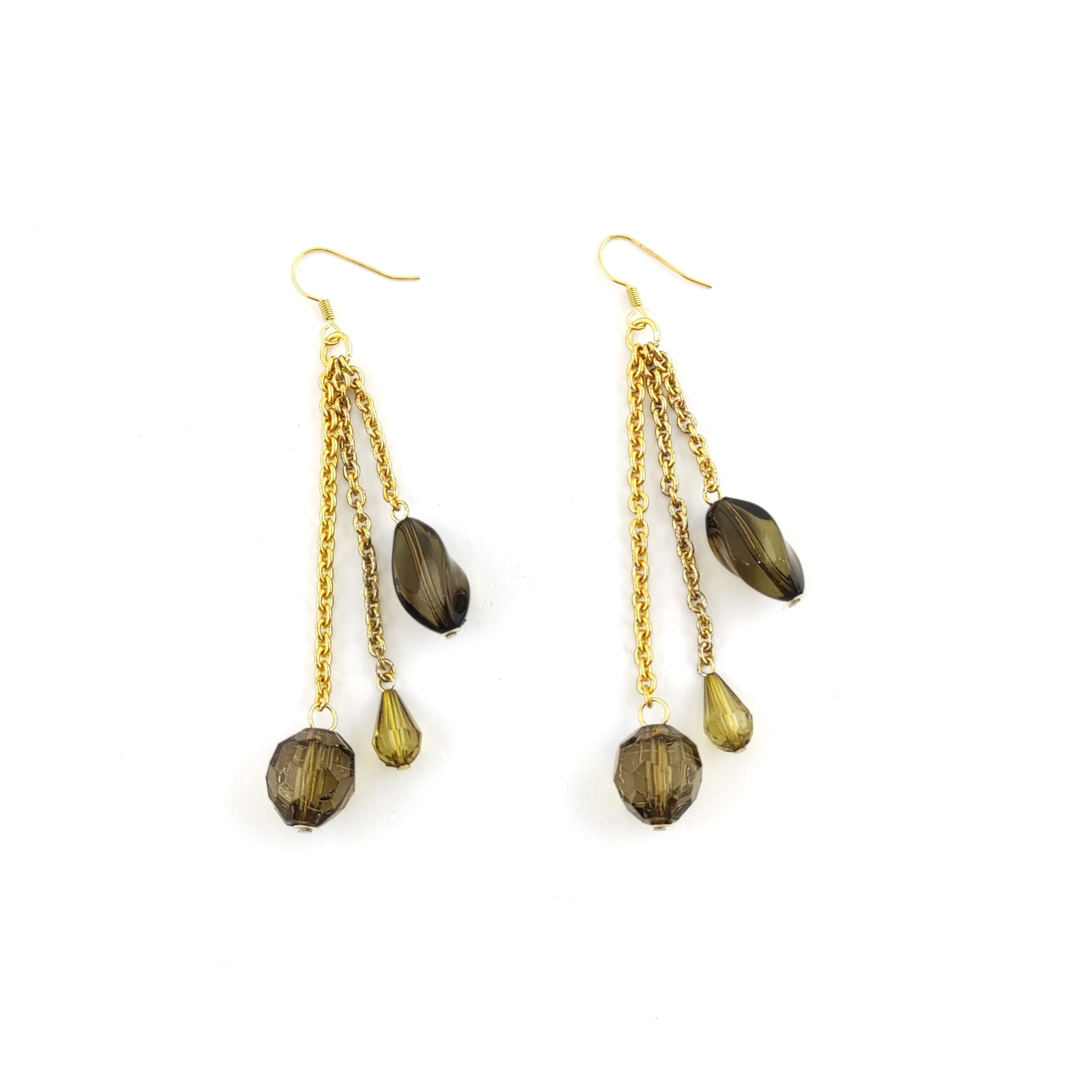 Brincos pendentes verdes Brincos pendentes verdes