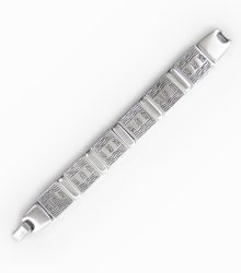 Pulseira étnica em alpaca
