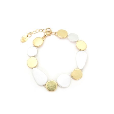 Pulseira elegância dourada