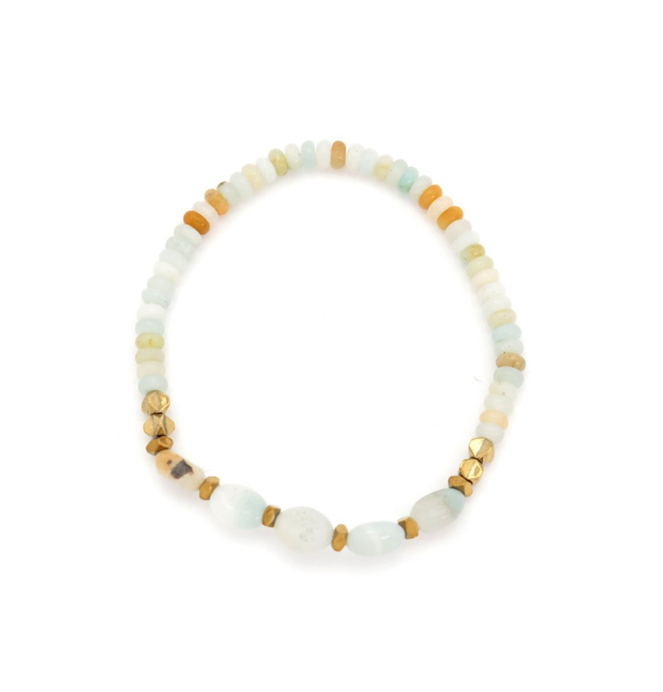 Pulseira pedras naturais amazonite Pulseira pedras naturais amazonite