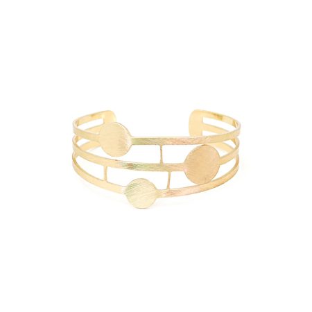 Pulseira Dourada Geométrica