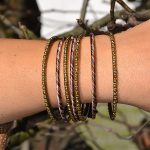 Pulseira 7 aros com missanga