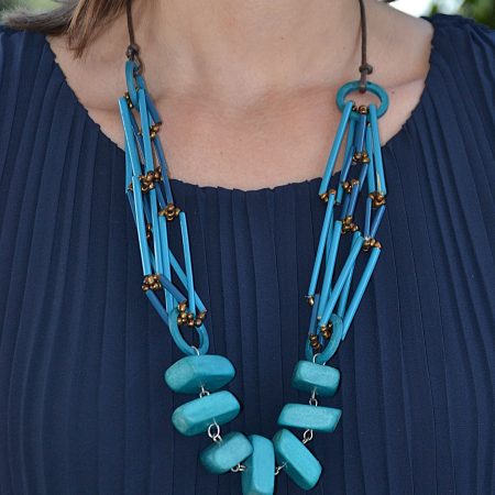 Colar Artesanal Azul