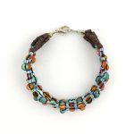 Pulseira 4 Voltas Contas Naturais