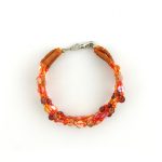 Pulseira 4 Voltas Contas Naturais