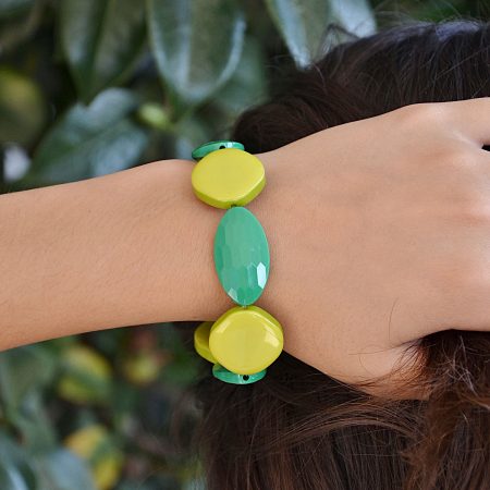 Pulseira Contas Ovais Lima