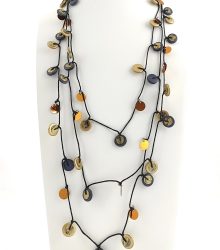 Colar com Discos Multicolores