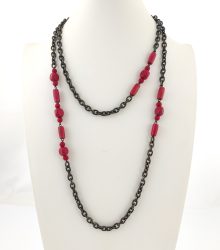 Colar Versátil Rosa-Coral